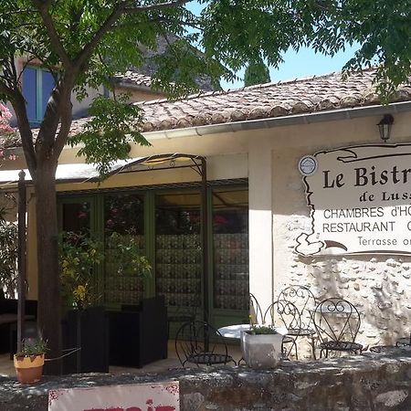 Auberge Le Bistrot De Lussan Lussan  Exterior foto